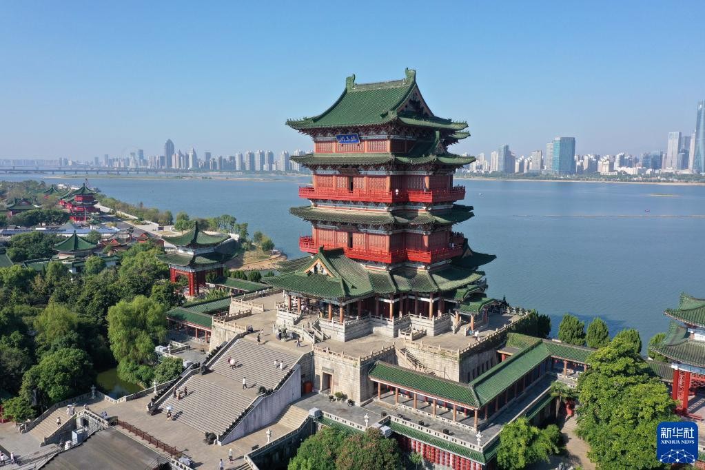 江西滕王閣景區煥新顏　沿江三公里全覽“豫章十景”