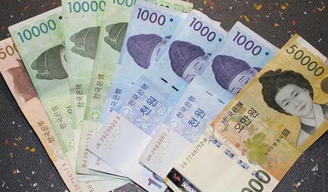 韓圜兌美元漲幅擴大至1% 創一個月最大漲幅